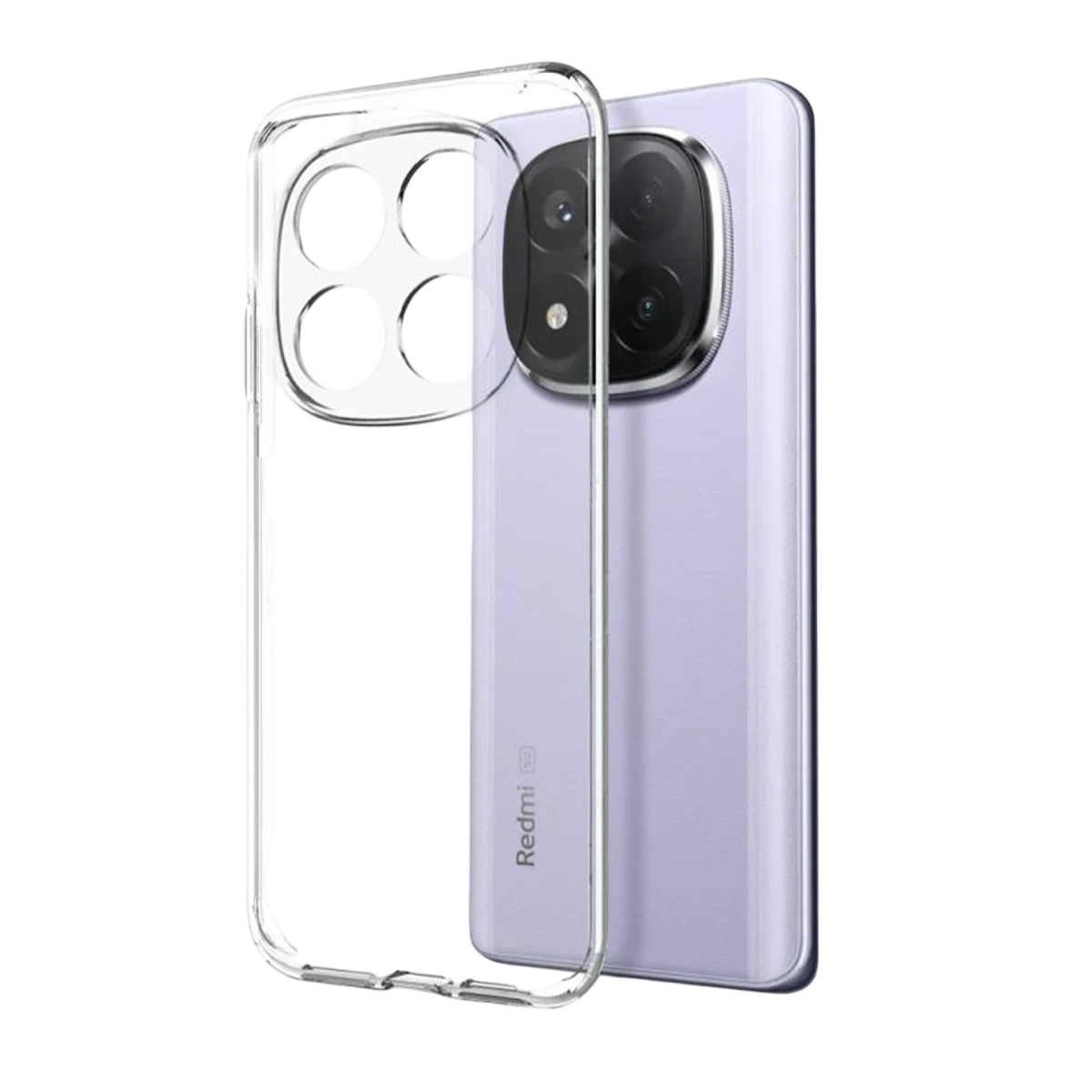 Xiaomi Redmi Note 15 Pro Plus 5G Lüx Şeffaf Silikon - Şeffaf