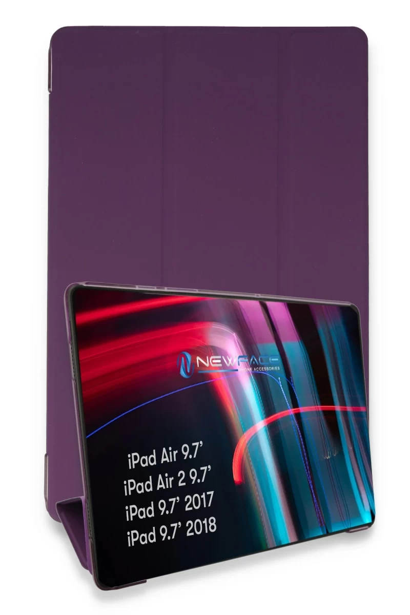 Apple iPad 5 Air 9.7 Kılıf Tablet Smart Kılıf - Mor