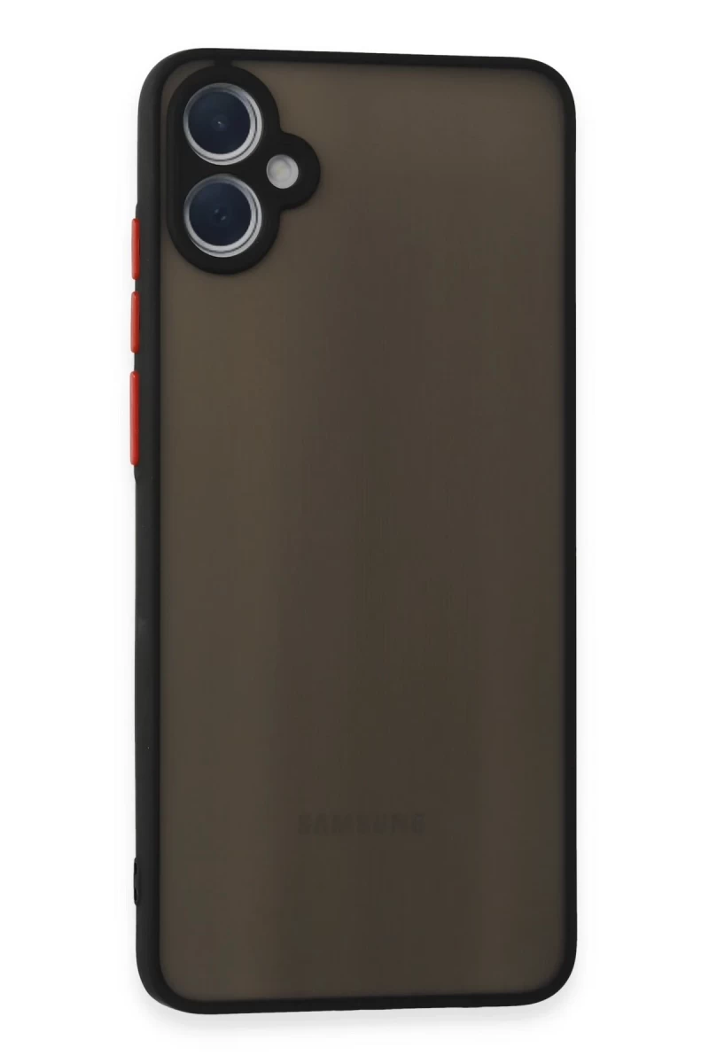 Samsung Galaxy A05 Uyumlu Kılıf Montreal Silikon Kapak - Siyah