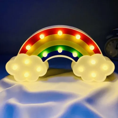 Gökkuşağı Gece Lambası 30x16 cm LED Işıklı