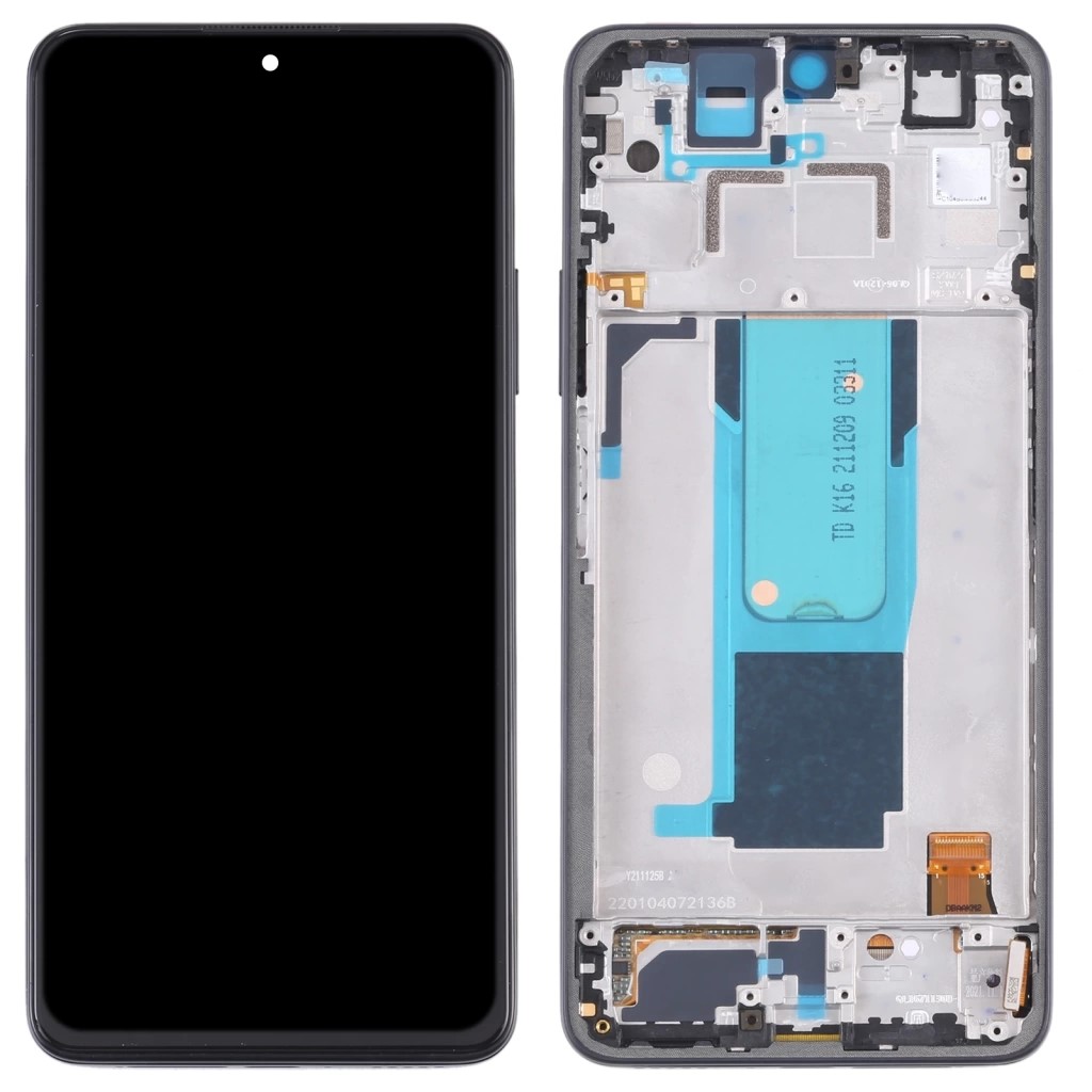 Redmi Note 12S Uyumlu Dokunmatik ekran OLED Çıtalı (Siyah