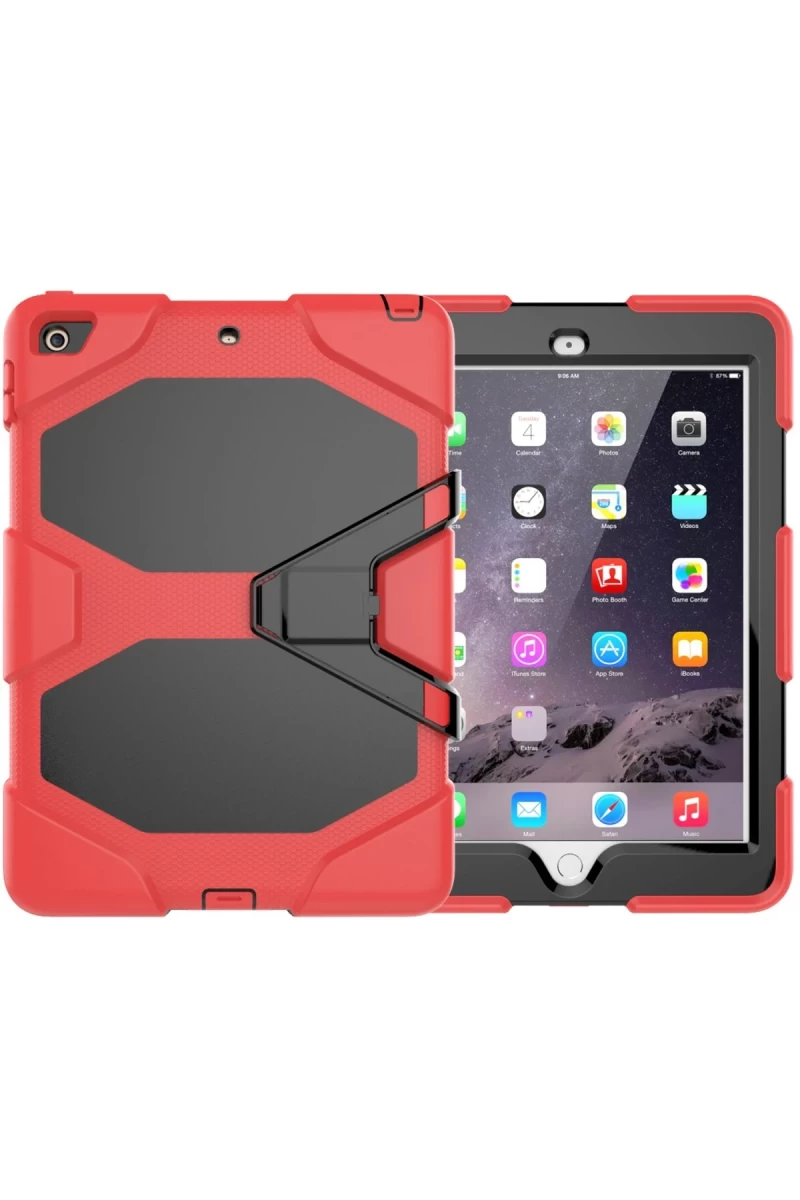 Apple iPad 5 Air 9.7 Kılıf Griffin Tablet Kapak - Kırmızı