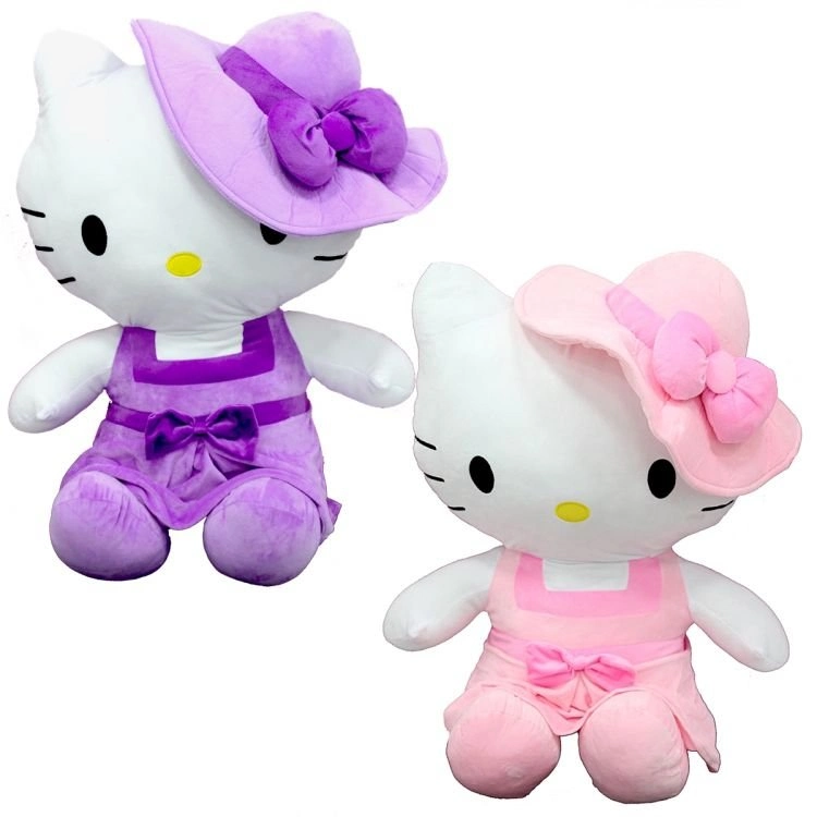 Şapkalı Peluş Hello Kitty 36 cm Elbise ile
