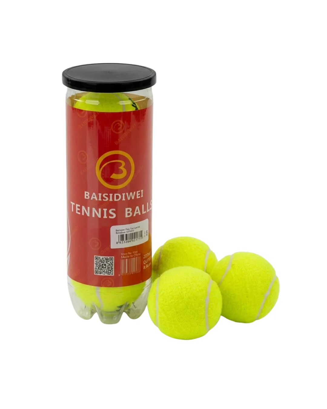 Tenis Topu 3’lü Set Dayanıklı Antrenman ve Maç Topları