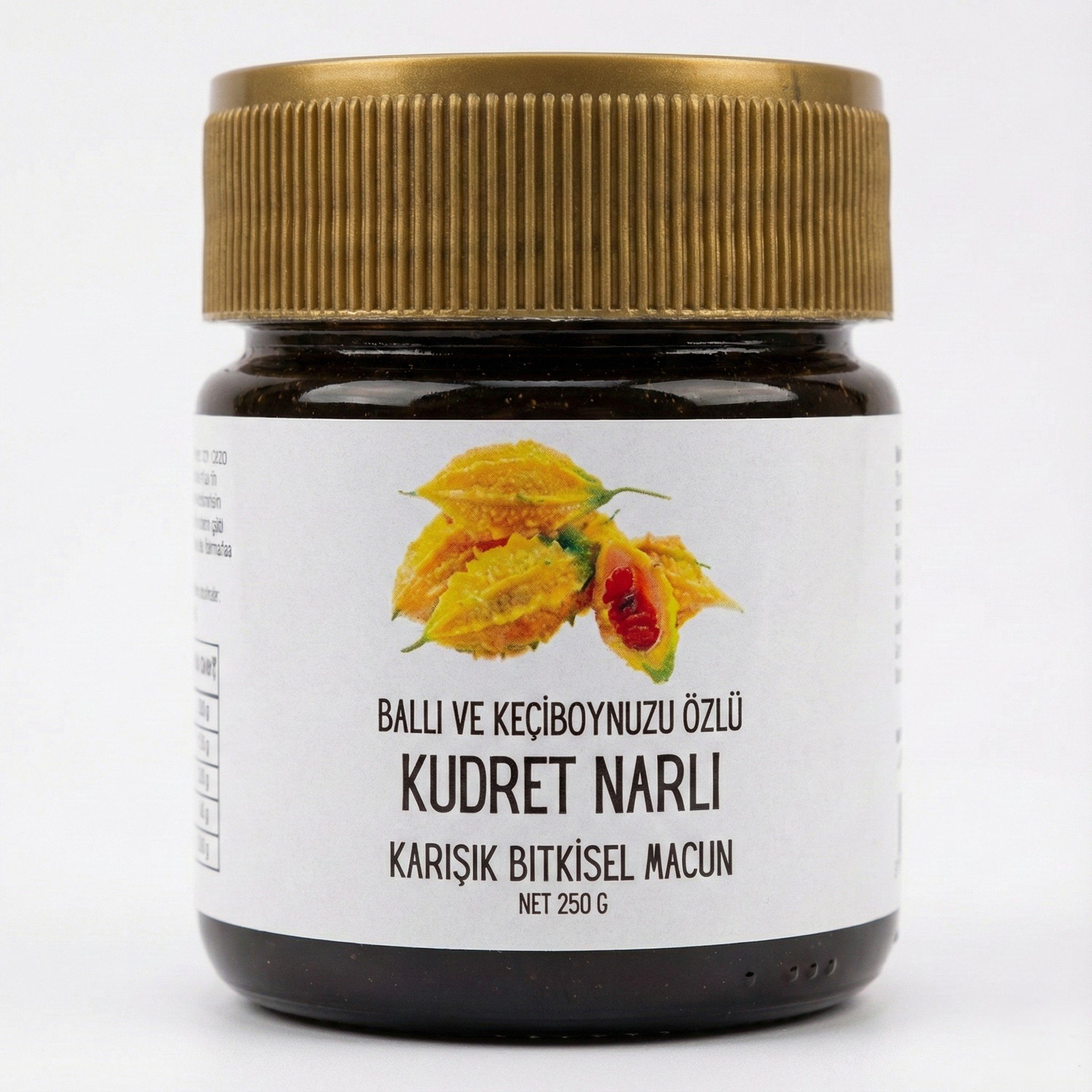 Kudret Narlı Bitkisel Macun 250 g Ballı Keçiboynuzu Özlü Propolis ve Damla Sakızı İçeren Karışım