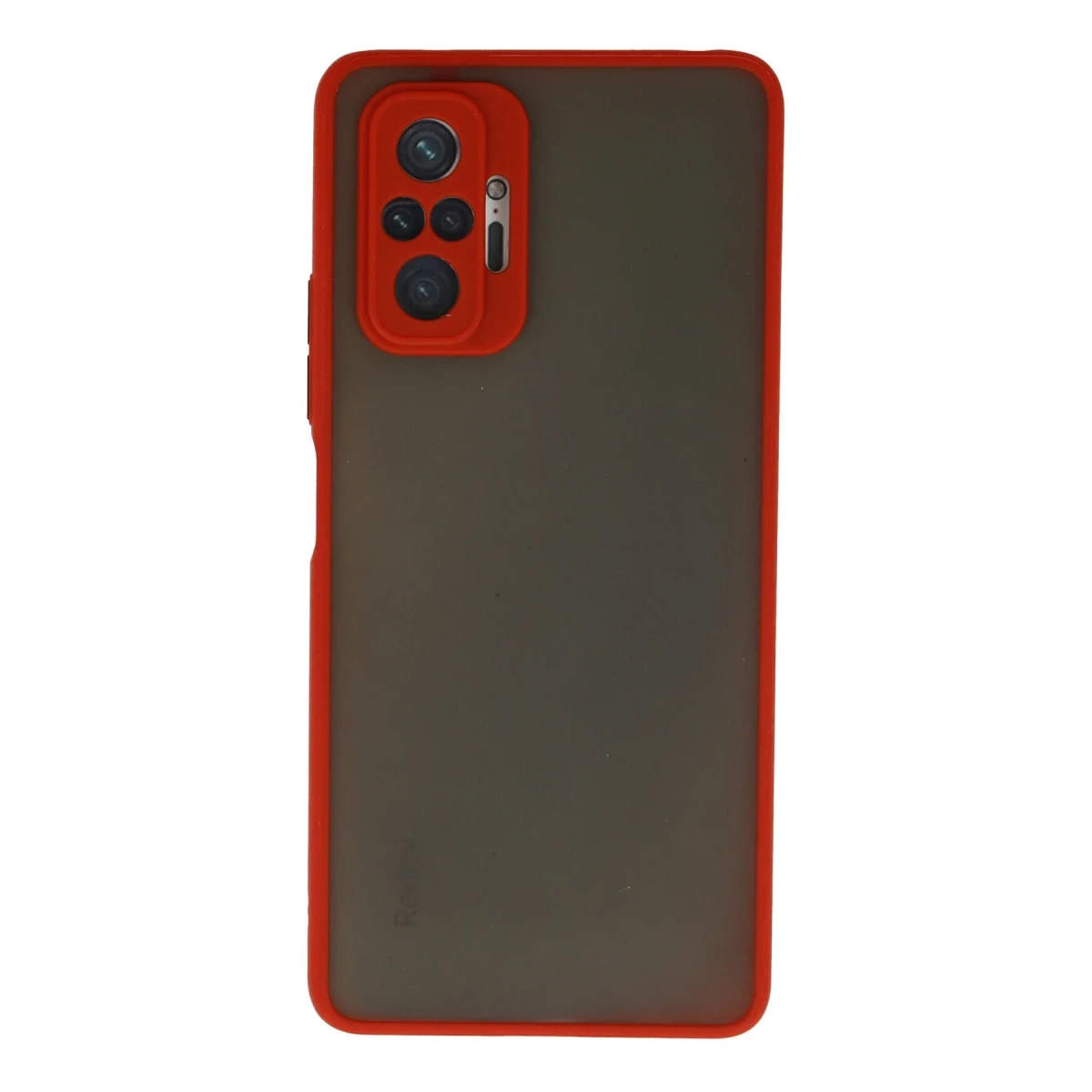 Xiaomi Redmi Note 10 Pro Kılıf Montreal Silikon Kapak - Kırmızı