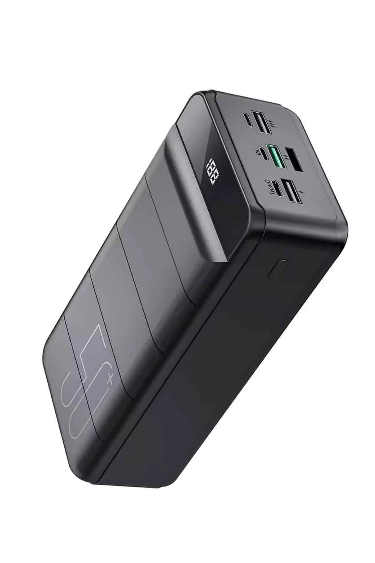 mAh Kapasiteli Powerbank 4 USB Çıkışı ile Type-C Uyumlu (50.000 Model)