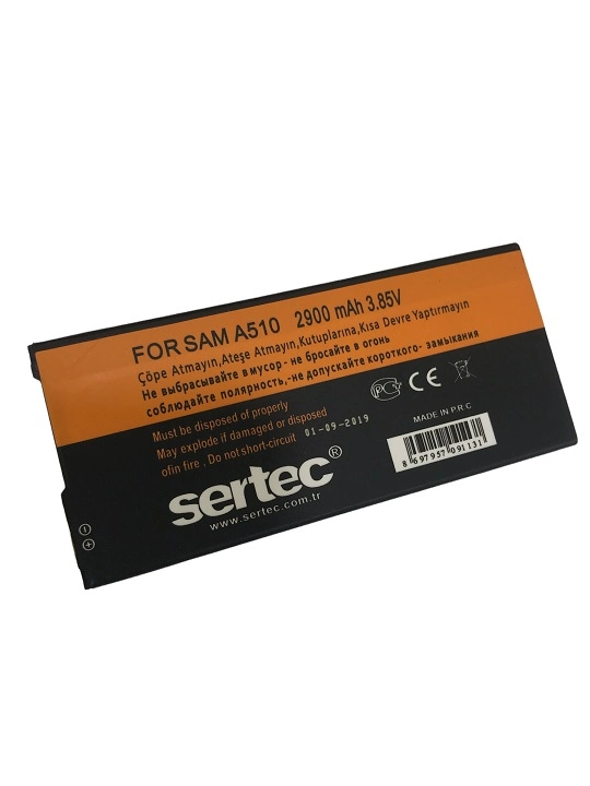 Güçlü Batarya Galaxy A510 - A5 2016 Uyumlu 2900 mAh