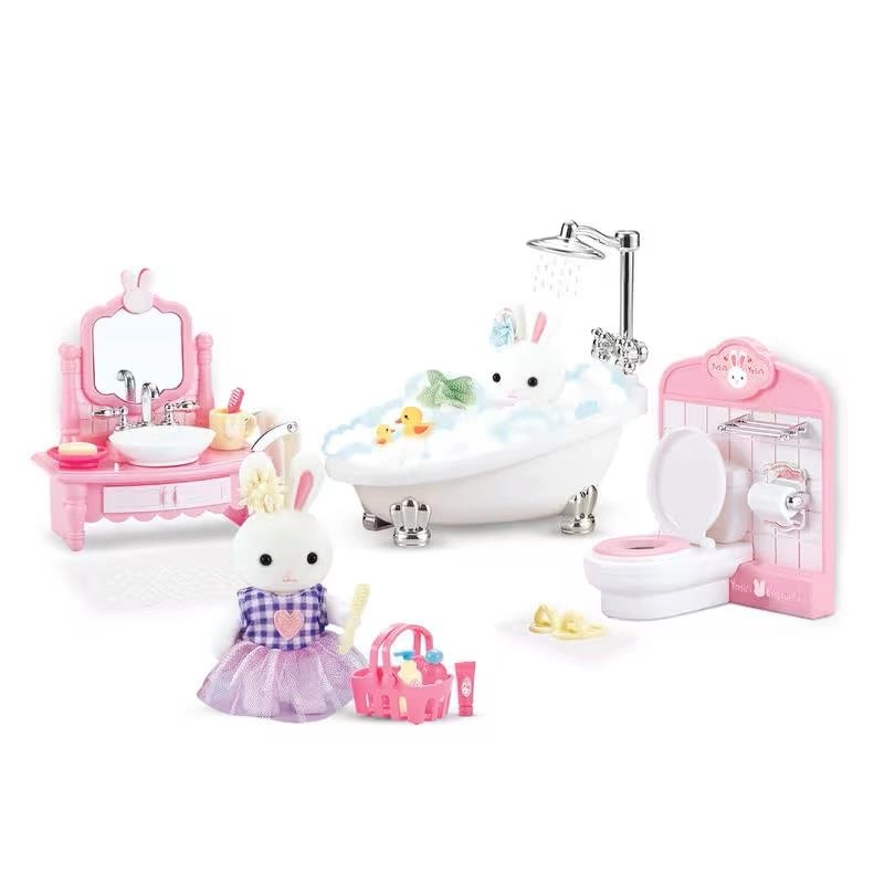 Büyük Banyo Oyun Seti Mini Tavşan 1 Adet