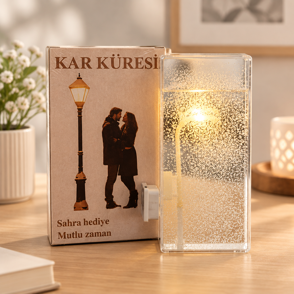 Kar Küresi PVC Dekor Lamba