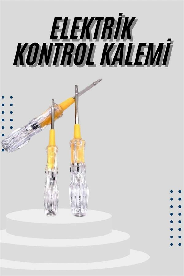 Çift Uçlu Kontrol Kalemi Elektrik Test Cihazı