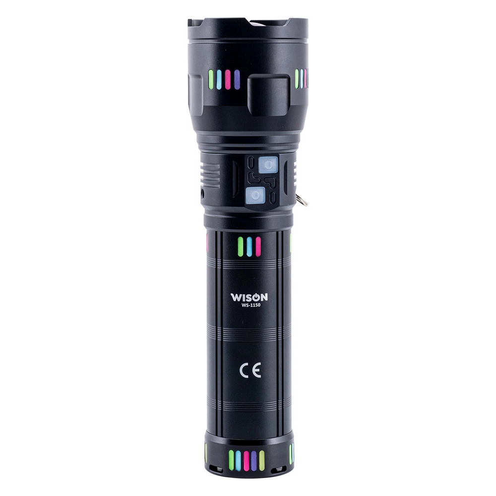 WS-1150 Uzun Menzilli 60 Watt 5500 Lümen Profesyonel Güçlü El Feneri
