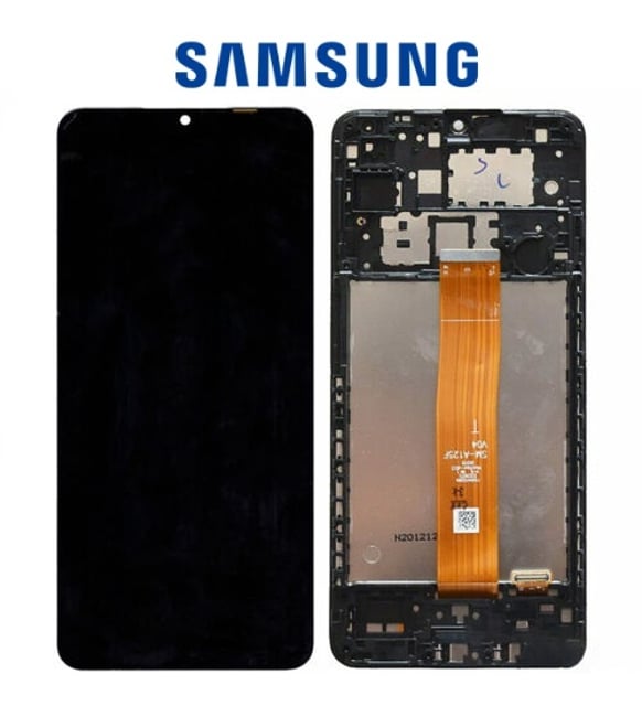 Samsung Galaxy A02 Uyumlu SM-A022 Çıtalı Lcd Ekran (Siyah