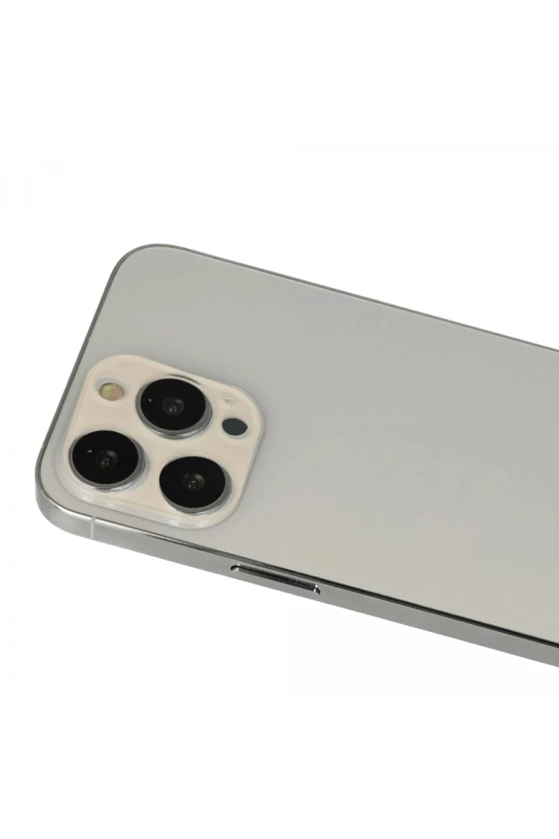Apple iPhone 13 Pro Max Uyumlu Rainbow Kamera Lens Koruma Cam - Rose Gold
