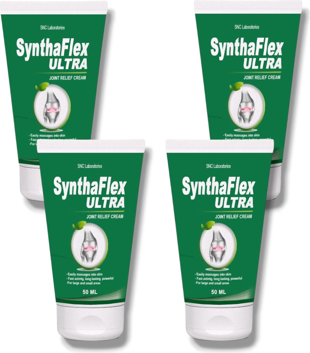 Synthaflex Ultra Vücut Ağrıları Için Masaj Bakım Kremi 50 ml x 4 Adet