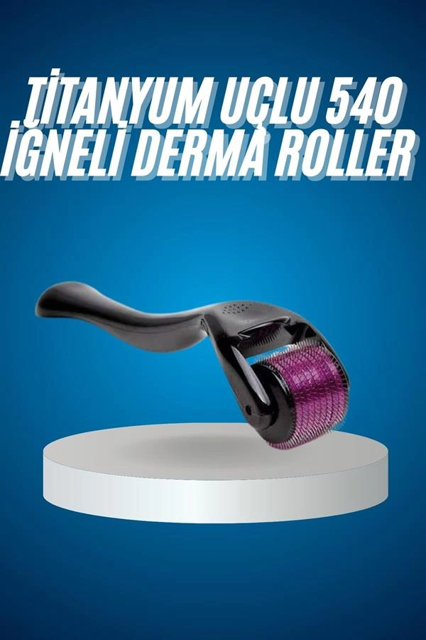 Gözenek Azaltıcı Derma Roller 540 İğneli 1 mm Titanyum