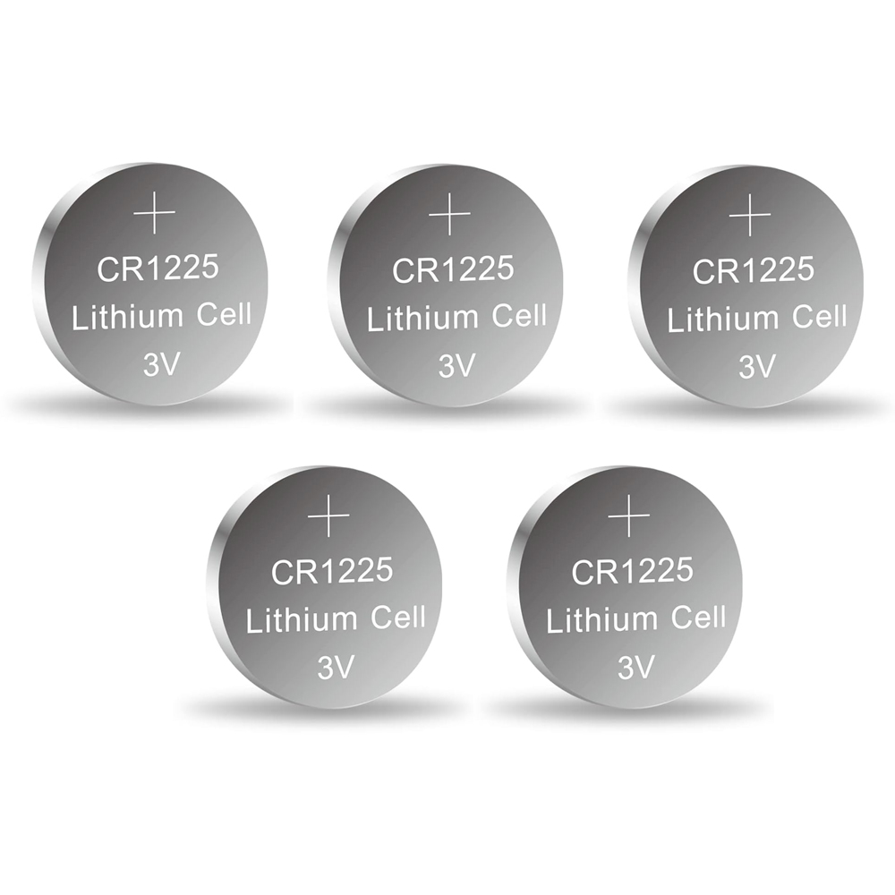 CR1225 Süper Lityum 3V 5’li Kart Düğme Pil