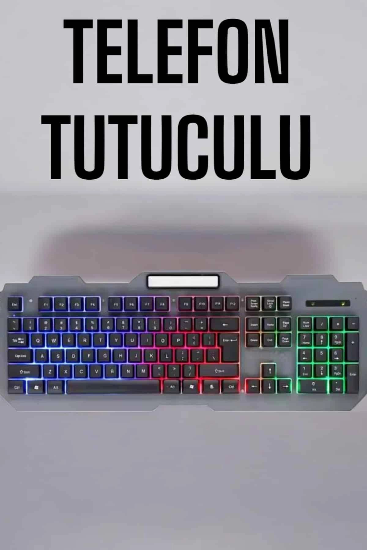 RGB Işıklı Q Klavye ve Kablolu Mouse Seti 2'li