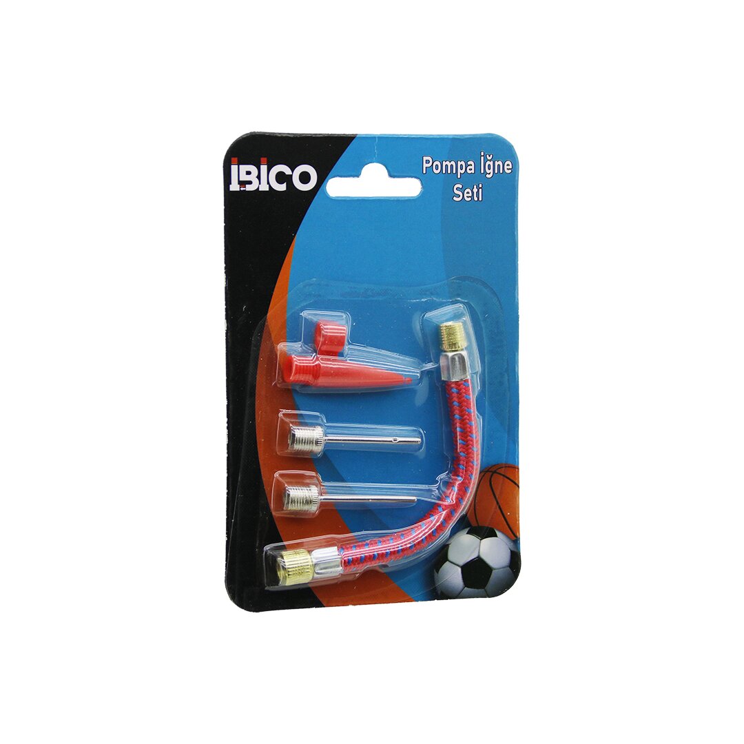 4 Pcs Pompa İğne - Hortum Seti Top - Bisiklet Lastik Şişirme