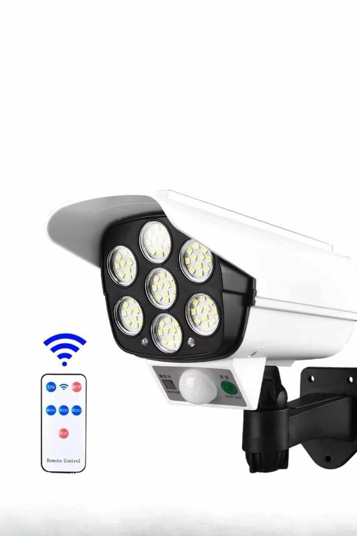 Güneş Enerjili Bahçe Led Kamera Sensörü 40 Saat Çalışma
