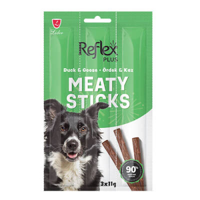 Meaty Sticks Ördek ve Kaz Etli Tahılsız Köpek Ödül Çubuğu 3x11 Gr