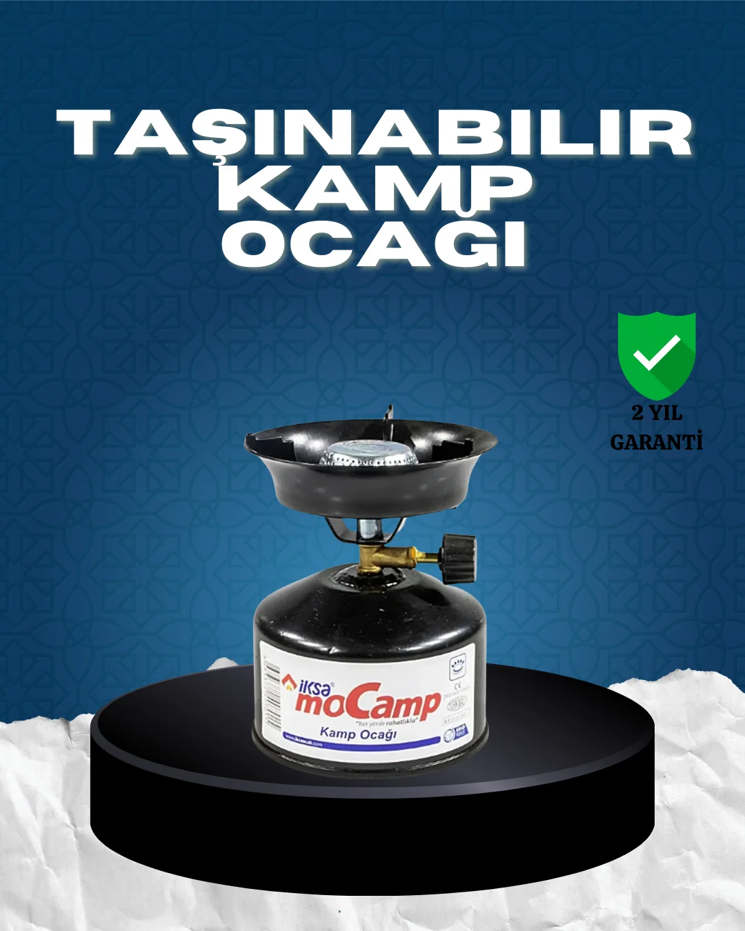 Kamp Ocağı Seti Taşınabilir Tüp ve Denge Aparatlı