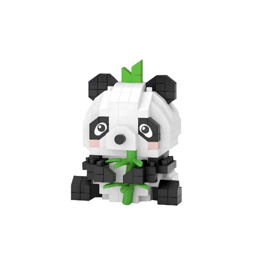 LZ-8633 Panda 170 Parça Block Oyuncak-mini Poşet