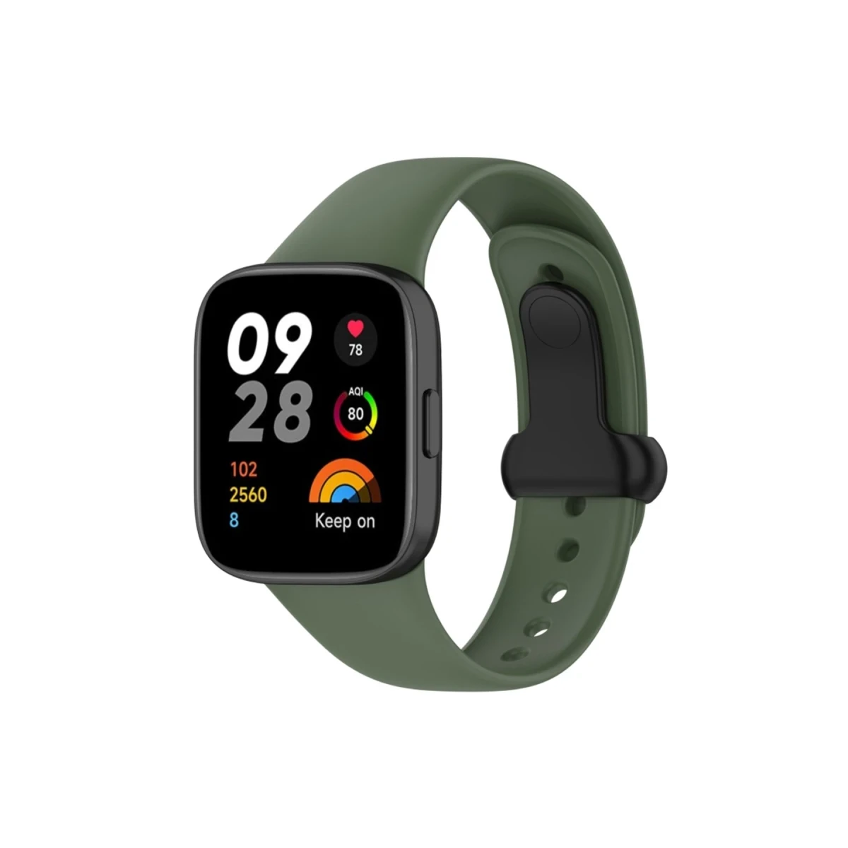 Xiaomi Redmi Watch 3 Origin Silikon Kordon - Koyu Yeşil