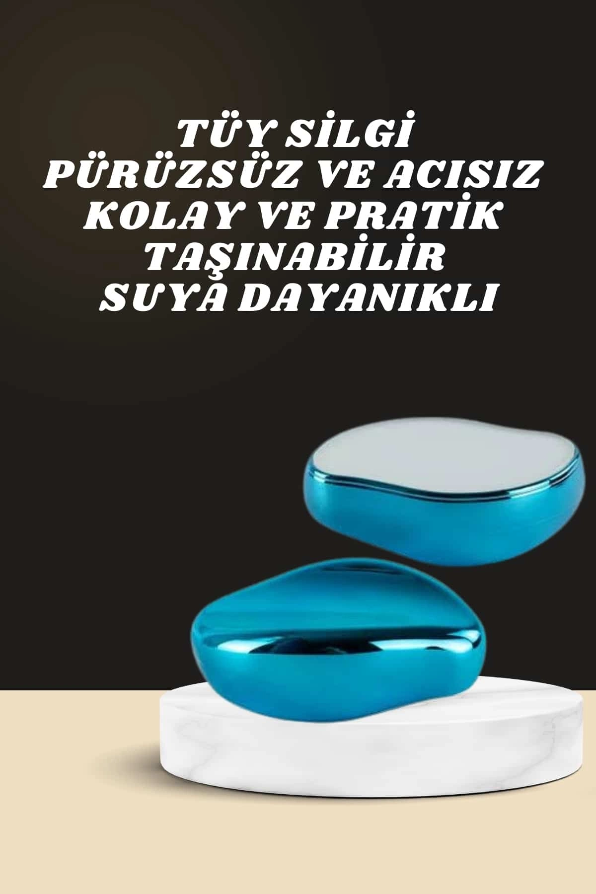 Titreşimli Yüz Temizleme Masaj Aleti - Şarjlı, Kompakt, Derin Temizlik