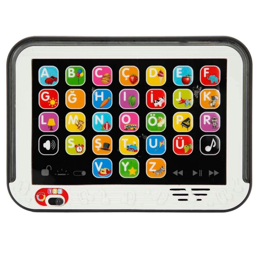 Eğitici Sesli Işıklı Tablet 1 Adet Çocuklar için