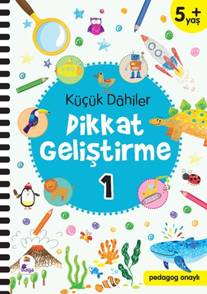 Küçük Dahiler Dikkat Geliştirme 1 - 5+ Yaş (Pedagog Onaylı)