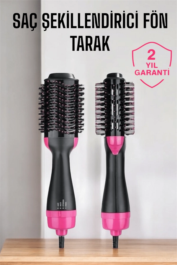 Parlaklık Veren Negatif İyonlu Fön Tarak 1200 Watt