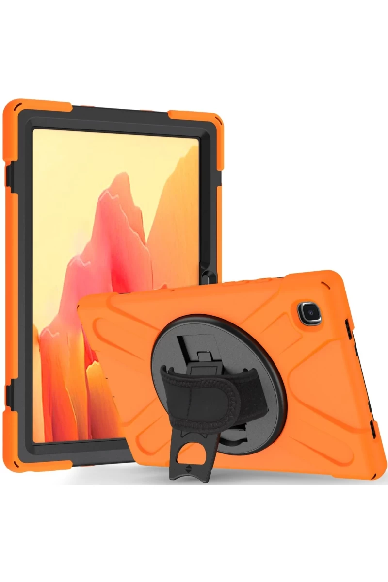 Samsung Galaxy T220 Tab A7 Lite 8.7 Kılıf Amazing Tablet Kapak - Turuncu