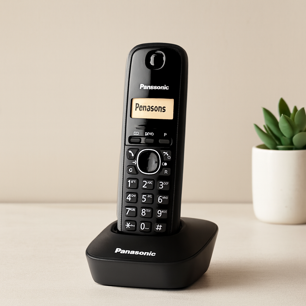 Kablosuz Dijital Telefon Siyah – 50 Hafıza Arayan No Görme
