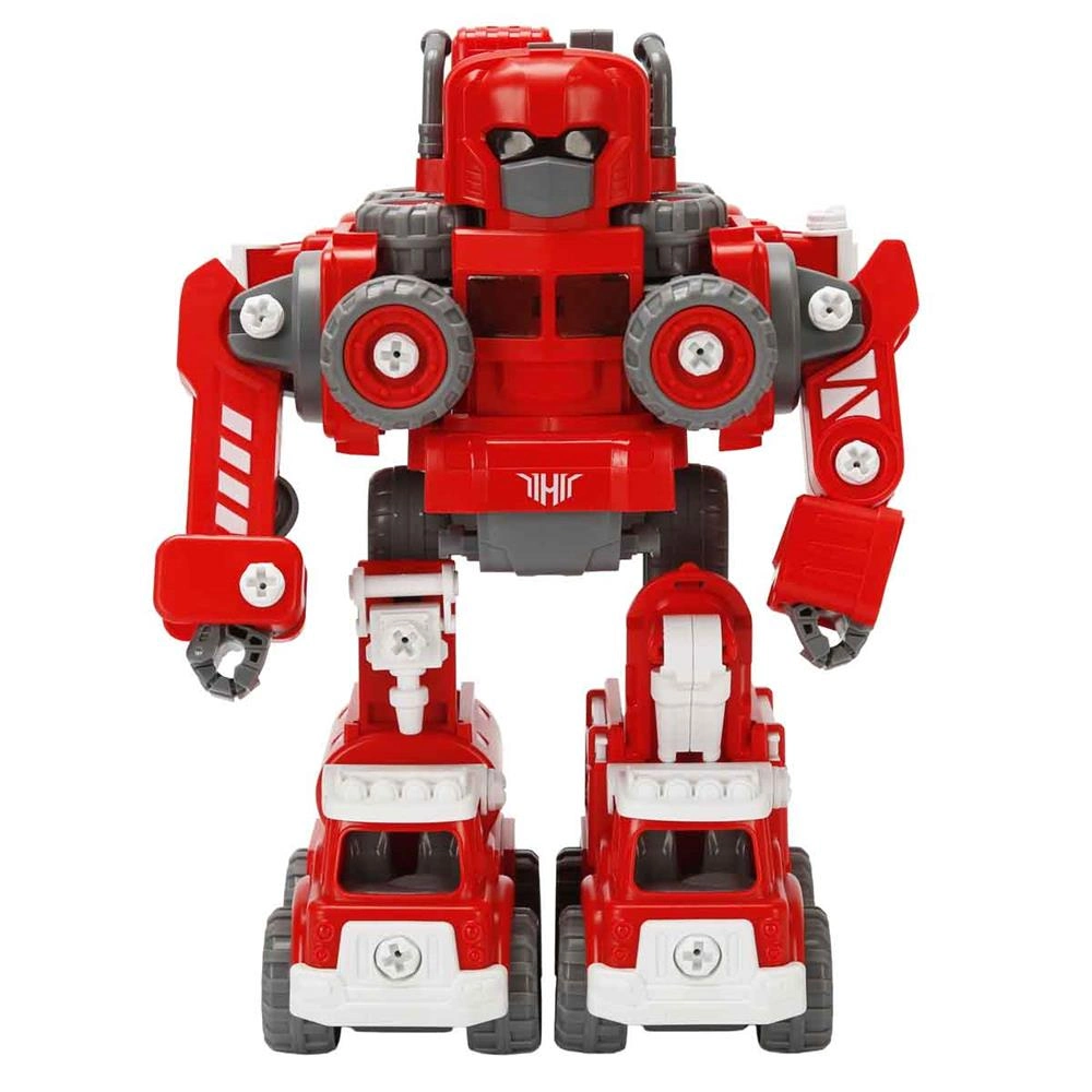 Eğlenceli Sök Tak Robot 5'li Set Ses Işık Özellikli
