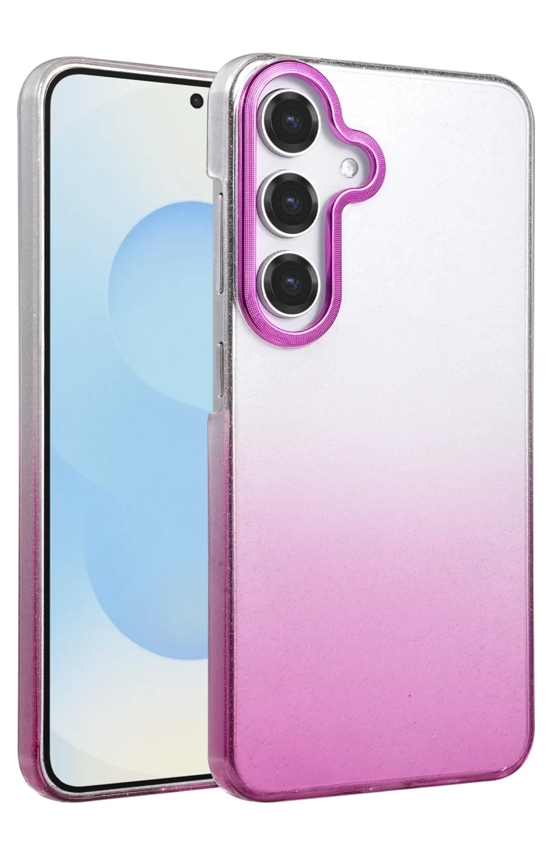 Samsung Galaxy A15 4G Uyumlu Glossy Kapak - Mor