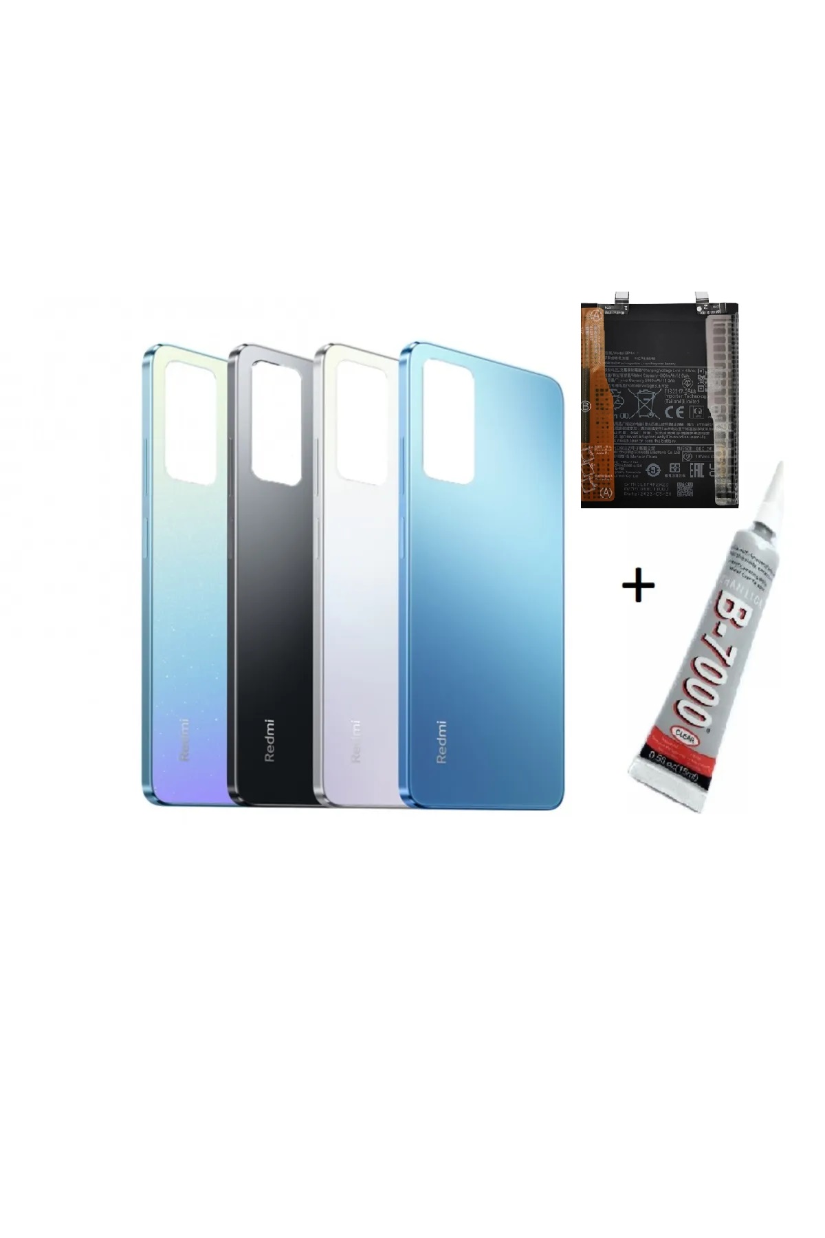 REDMİ NOTE 12 PRO Uyumlu ARKA BATARYA KAPAĞI ,BATARYA VE