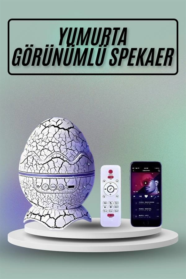 Renk Değiştiren Gece Lambası 7 Renkli Yumurta Tasarımı