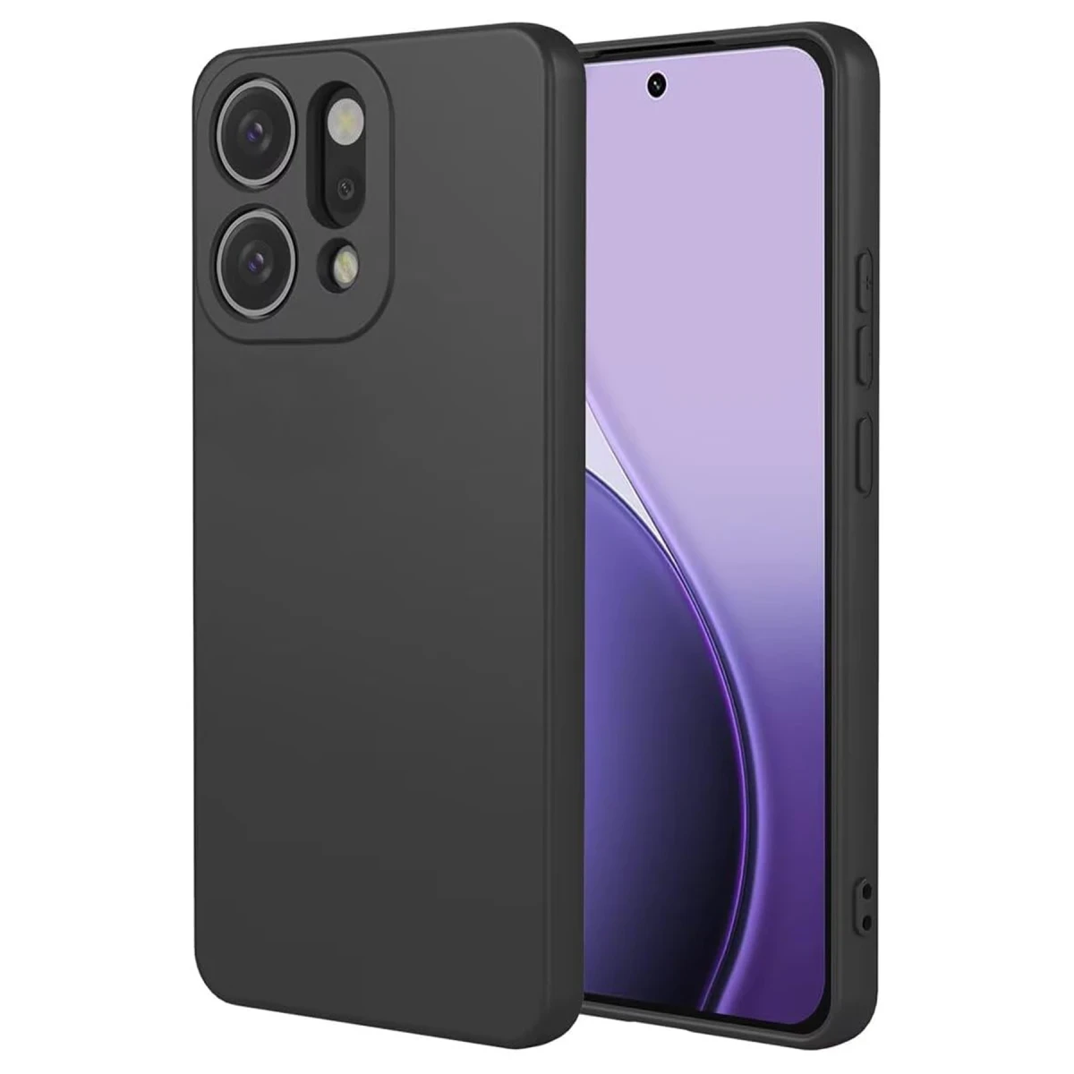 Oppo Reno 14 First Silikon - Siyah