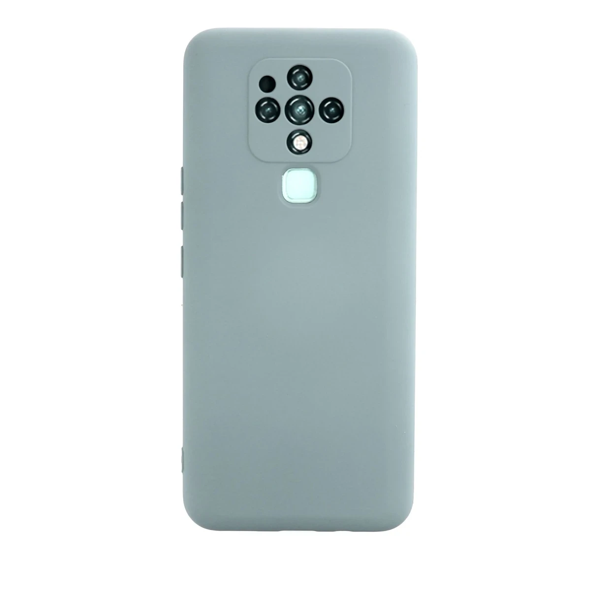 Tecno Camon 16 Kılıf Nano içi Kadife Silikon - Buz Mavisi