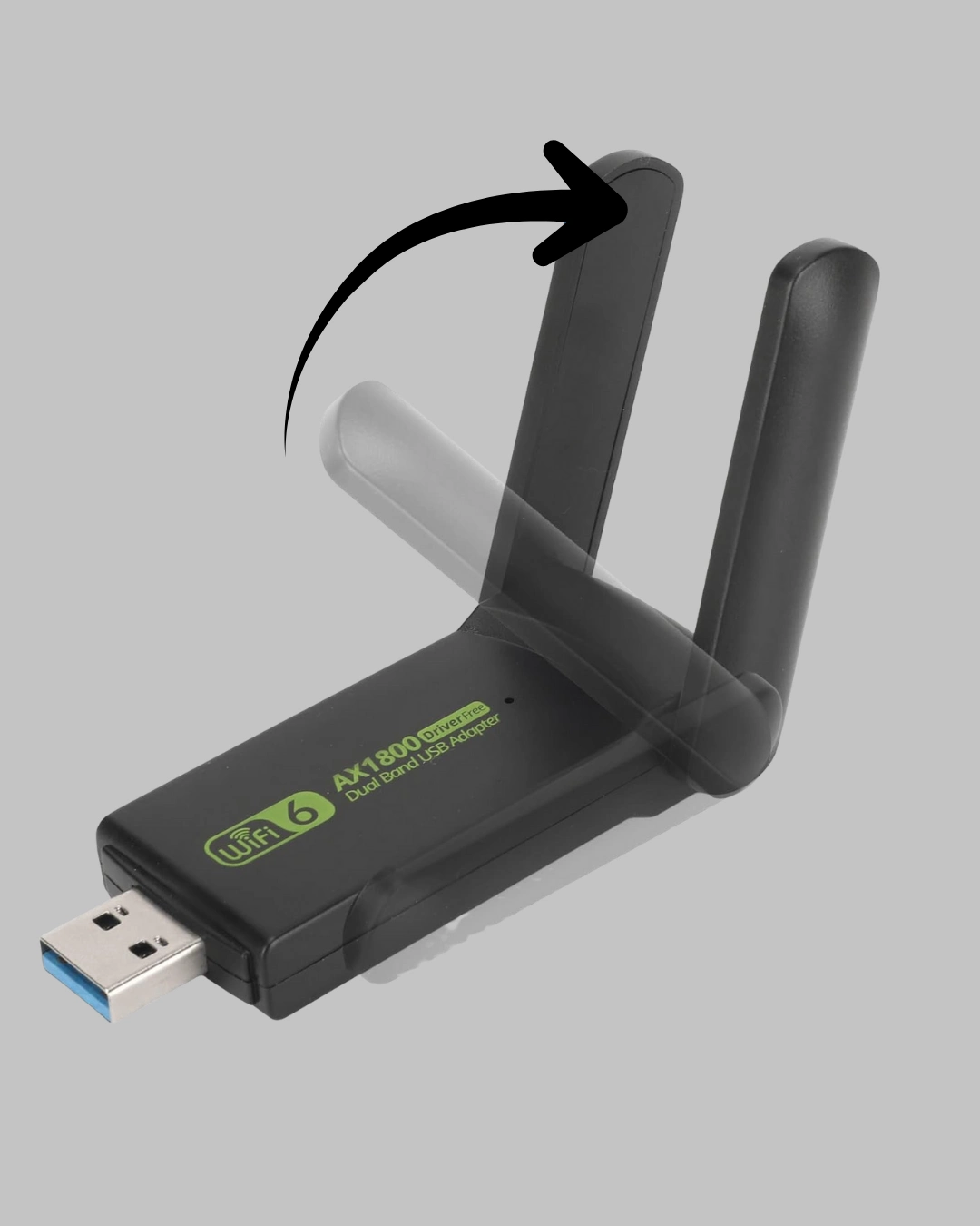 Yüksek Hızlı Dual Band USB WiFi Adaptör 1200 Mbps İnternet Bağlantısı