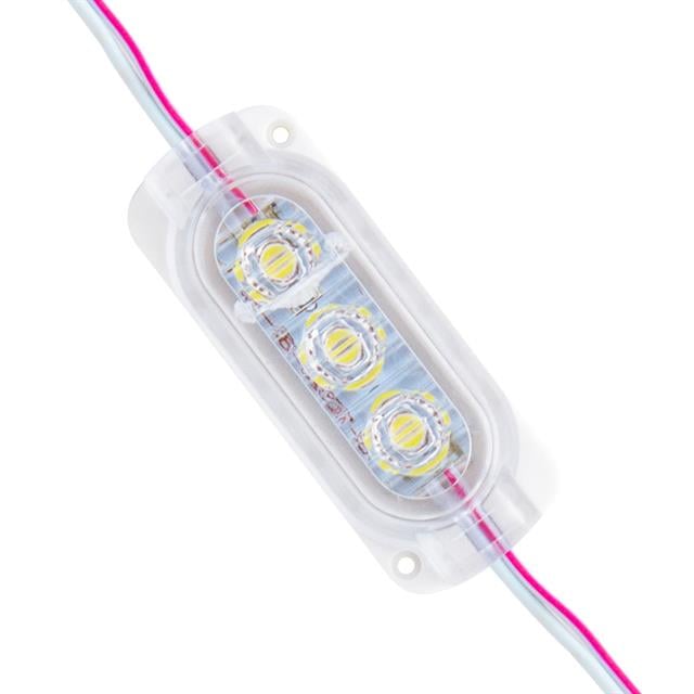 12 Volt 0.6 Watt Soğuk Beyaz 2835 65 X 25 Mm IP65 120 Lümen 160 Derece Modül Led