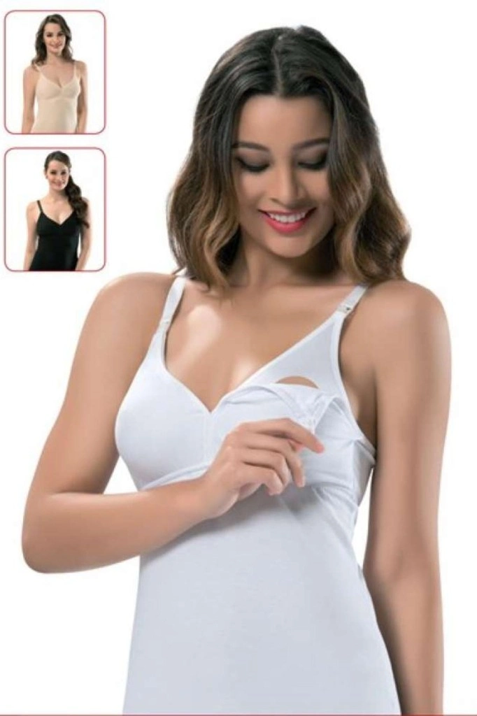 Şık Emzirme Atleti 1268 Cream 1 Adet