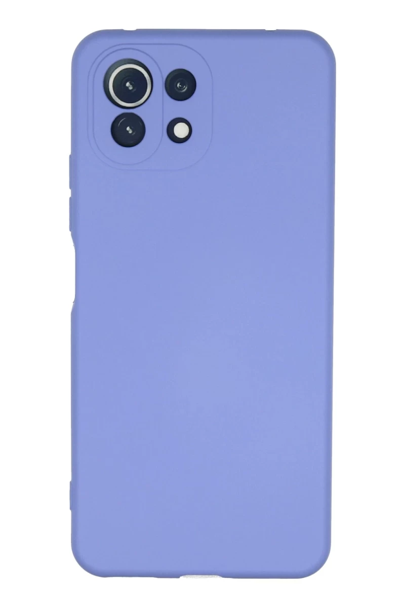 Xiaomi Mİ 11 Lite Uyumlu Kılıf Nano içi Kadife Silikon - Lila