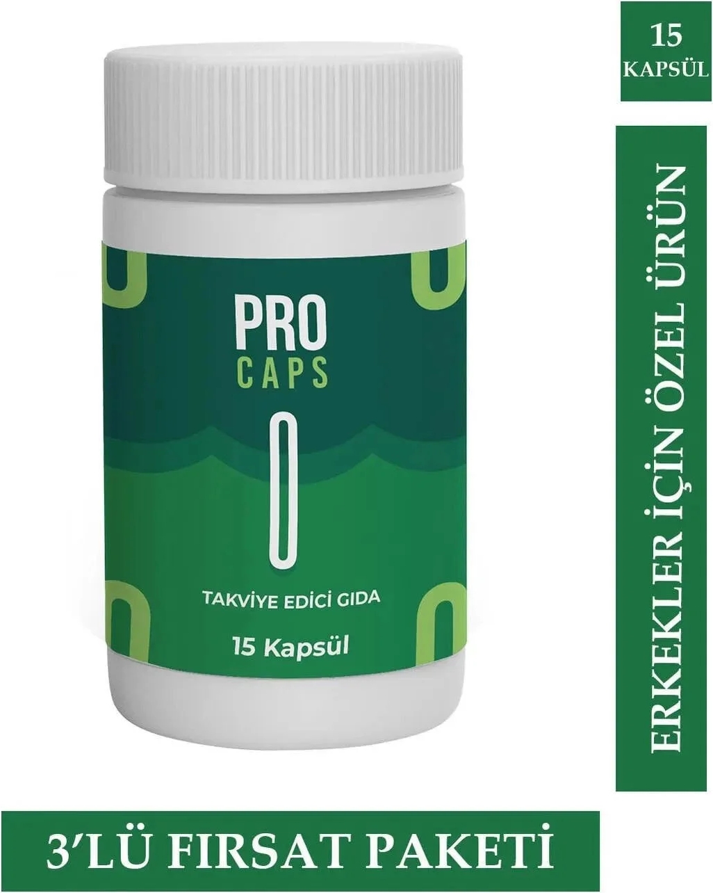 Pro Caps Erkeklere Çok Özel 15li x 3 Adet