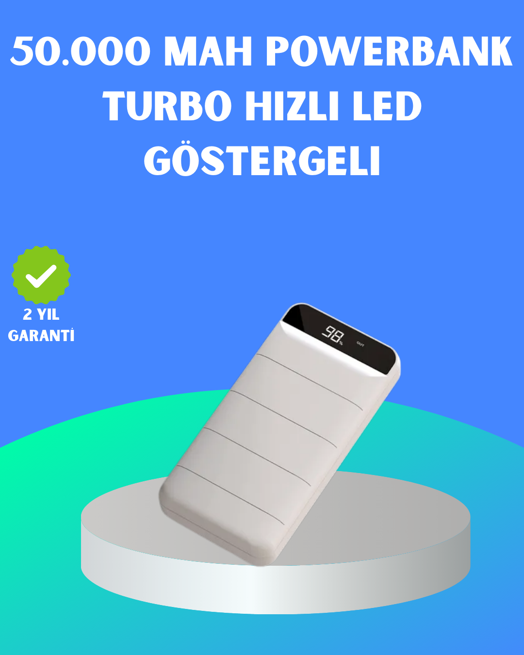 22.5W PD Destekli Taşınabilir Şarj Cihazı Çoklu Çıkışlı Model Powerbank