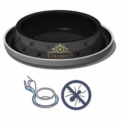 Trendy Luxurious Plastik Kedi Mama Su Kabı 210 Ml