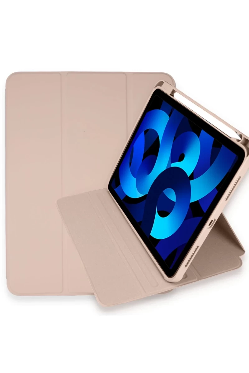 Apple iPad Pro 11 (2021) Kılıf Starling 360 Kalemlikli Tablet Kılıf - Rose Gold