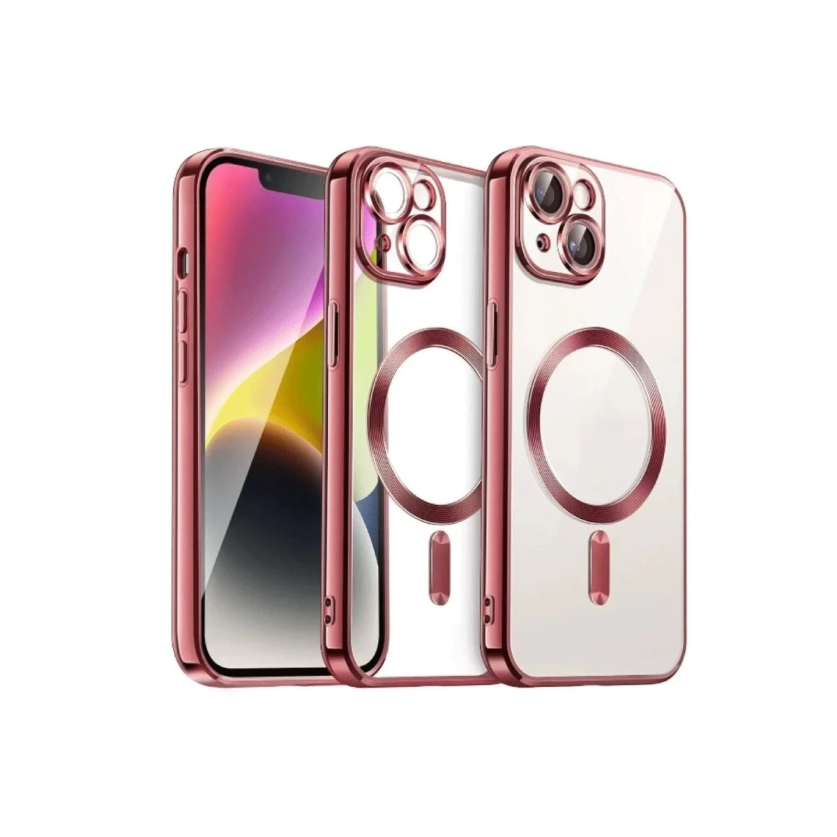 Apple iPhone 15 Kılıf Kross Magneticsafe Kapak - Kırmızı