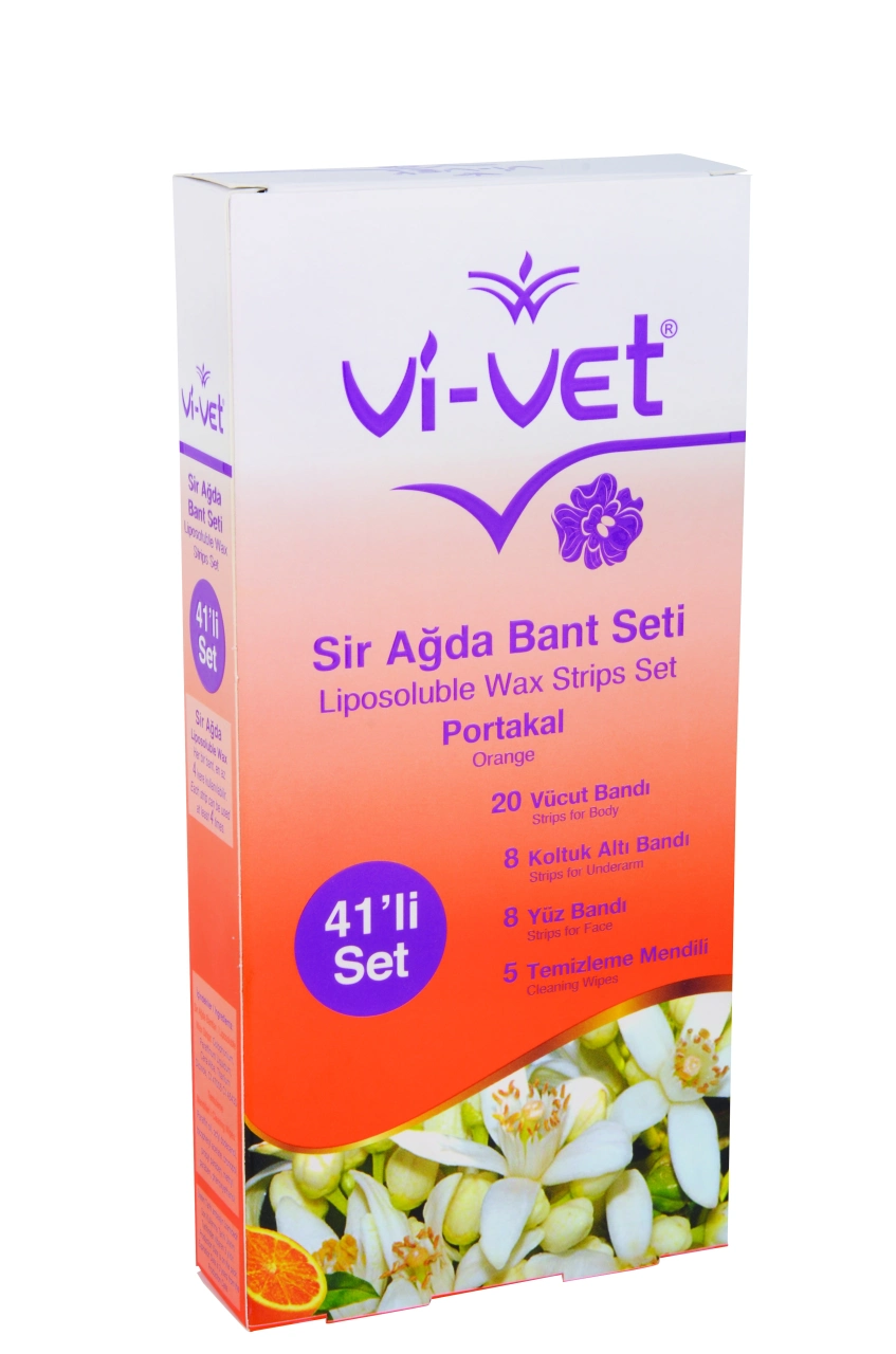 Portakal Sir Ağda Bant Seti 41 Parça Epilasyon Seti